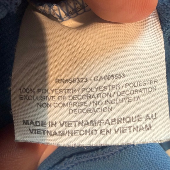 Nike Golf Mens Dri-FIT Polo Shirt Blue Short Sleeve Swoosh Size L - Picture 6 of 10